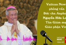 Vatican News phỏng vấn Đức cha Anphong Nguyễn Hữu Long – Tân Giám mục Giáo phận Vinh