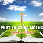 5 phút Lời Chúa mỗi ngày – Tháng 02/2019