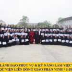 Lễ Tổng kết Khóa học “Lãnh đạo Phục vụ và Kỹ năng Làm việc Nhóm” tại Học viện Liên dòng Thánh Giáo hoàng Gioan XXIII, Giáo phận Vinh