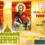 GPVO – Thánh lễ trực tuyến ngày 28-6-2021: Lễ Thánh Phêrô và Phaolô Tông đồ, lúc 19g30