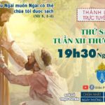 GPVO – Thánh lễ trực tuyến ngày 25-6-2021: Thứ Sáu tuần XII thường niên, lúc 19g30