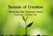 Cử hành “Thời gian của Thụ tạo”- 01/9 đến 04/10/2021