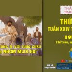 GPVO – Thánh lễ trực tuyến ngày 17-09-2021: Thứ Sáu tuần XXIV thường niên, lúc 19g30