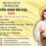 Dòng Thừa Sai Đức Tin: Thông báo tuyển sinh năm 2025