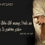 “Thầy đến không phải để đem bình an!”