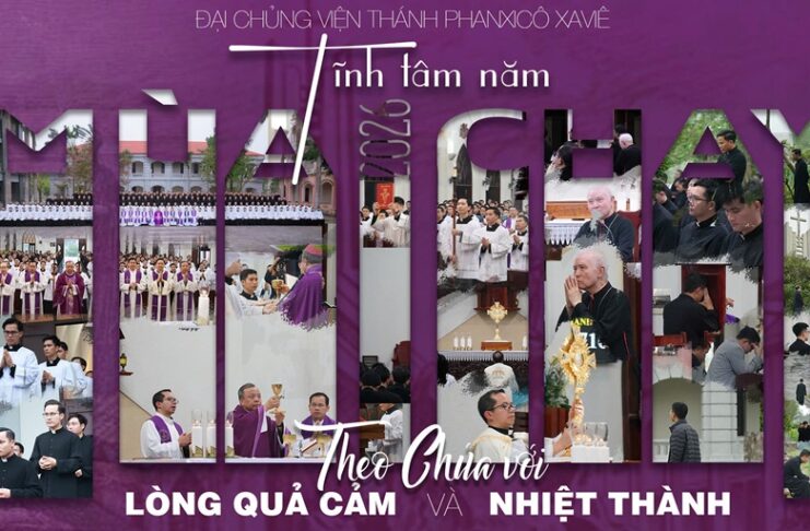 Đại Chủng viện Thánh Phanxicô Xaviê tĩnh tâm năm 2026 – Theo Chúa với lòng quả cảm và nhiệt thành