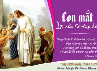 Con mắt là cửa sổ tâm hồn! (Suy niệm Chúa Nhật IV Mùa Chay – A)