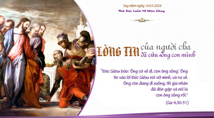 Lòng tin của người cha đã cứu sống con mình