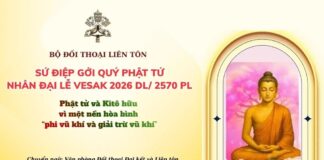 Sứ điệp gửi quý phật tử nhân dịp đại lễ Vesak 2026: Phật tử và Kitô hữu vì một nền hòa bình “phi vũ khí và giải trừ vũ khí”