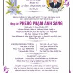 Cáo phó: Ông cố Phêrô Phạm Ánh Sáng, thân phụ của Linh mục Antôn Phạm Văn Hiền