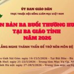 Ủy Ban Giáo Dân: Biên bản ban buổi thường huấn tại ba Giáo tỉnh năm 2026