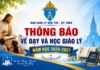 Ban Giáo lý Đức tin GP. Vinh: Thông báo dạy và học giáo lý năm học 2026-2027